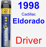 Driver Wiper Blade for 1998 Cadillac Eldorado - Assurance