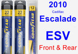 Front & Rear Wiper Blade Pack for 2010 Cadillac Escalade ESV - Assurance