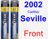 Front Wiper Blade Pack for 2002 Cadillac Seville - Assurance
