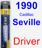 Driver Wiper Blade for 1990 Cadillac Seville - Assurance