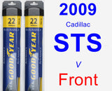 Front Wiper Blade Pack for 2009 Cadillac STS - Assurance