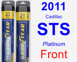 Front Wiper Blade Pack for 2011 Cadillac STS - Assurance