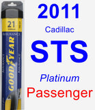 Passenger Wiper Blade for 2011 Cadillac STS - Assurance