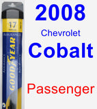 Passenger Wiper Blade for 2008 Chevrolet Cobalt - Assurance