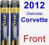 Front Wiper Blade Pack for 2012 Chevrolet Corvette - Assurance