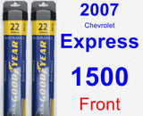 Front Wiper Blade Pack for 2007 Chevrolet Express 1500 - Assurance