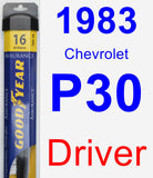 Driver Wiper Blade for 1983 Chevrolet P30 - Assurance