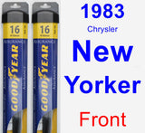 Front Wiper Blade Pack for 1983 Chrysler New Yorker - Assurance