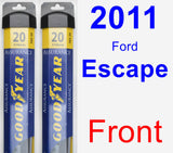 Front Wiper Blade Pack for 2011 Ford Escape - Assurance