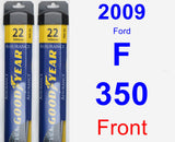 Front Wiper Blade Pack for 2009 Ford F-350 - Assurance