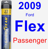 Passenger Wiper Blade for 2009 Ford Flex - Assurance