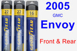 Front & Rear Wiper Blade Pack for 2005 GMC Envoy - Assurance