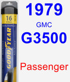 Passenger Wiper Blade for 1979 GMC G3500 - Assurance
