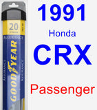 Passenger Wiper Blade for 1991 Honda CRX - Assurance