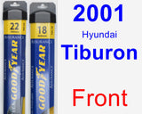 Front Wiper Blade Pack for 2001 Hyundai Tiburon - Assurance