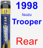 Rear Wiper Blade for 1998 Isuzu Trooper - Assurance