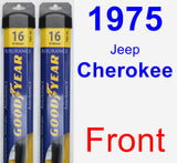 Front Wiper Blade Pack for 1975 Jeep Cherokee - Assurance
