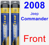 Front Wiper Blade Pack for 2008 Jeep Commander - Assurance