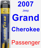 Passenger Wiper Blade for 2007 Jeep Grand Cherokee - Assurance