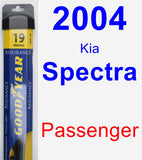 Passenger Wiper Blade for 2004 Kia Spectra - Assurance