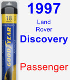 Passenger Wiper Blade for 1997 Land Rover Discovery - Assurance