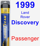 Passenger Wiper Blade for 1999 Land Rover Discovery - Assurance