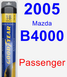 Passenger Wiper Blade for 2005 Mazda B4000 - Assurance
