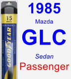 Passenger Wiper Blade for 1985 Mazda GLC - Assurance