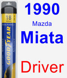 Driver Wiper Blade for 1990 Mazda Miata - Assurance