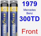 Front Wiper Blade Pack for 1979 Mercedes-Benz 300TD - Assurance