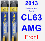 Front Wiper Blade Pack for 2013 Mercedes-Benz CL63 AMG - Assurance
