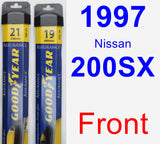 Front Wiper Blade Pack for 1997 Nissan 200SX - Assurance