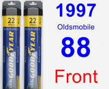 Front Wiper Blade Pack for 1997 Oldsmobile 88 - Assurance