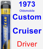 Driver Wiper Blade for 1973 Oldsmobile Custom Cruiser - Assurance