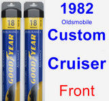 Front Wiper Blade Pack for 1982 Oldsmobile Custom Cruiser - Assurance