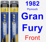 Front Wiper Blade Pack for 1982 Plymouth Gran Fury - Assurance
