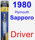 Driver Wiper Blade for 1980 Plymouth Sapporo - Assurance