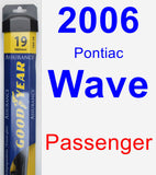 Passenger Wiper Blade for 2006 Pontiac Wave - Assurance