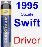 Driver Wiper Blade for 1995 Suzuki Swift - Assurance