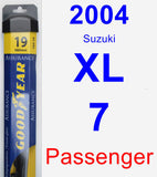 Passenger Wiper Blade for 2004 Suzuki XL-7 - Assurance