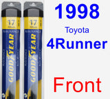 Front Wiper Blade Pack for 1998 Toyota 4Runner - Assurance