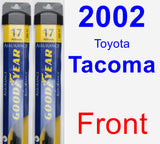 Front Wiper Blade Pack for 2002 Toyota Tacoma - Assurance
