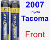 Front Wiper Blade Pack for 2007 Toyota Tacoma - Assurance