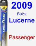 Passenger Wiper Blade for 2009 Buick Lucerne - Hybrid