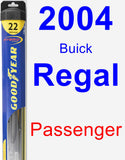 Passenger Wiper Blade for 2004 Buick Regal - Hybrid