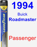 Passenger Wiper Blade for 1994 Buick Roadmaster - Hybrid