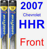 Front Wiper Blade Pack for 2007 Chevrolet HHR - Hybrid