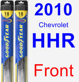 Front Wiper Blade Pack for 2010 Chevrolet HHR - Hybrid