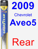 Rear Wiper Blade for 2009 Chevrolet Aveo5 - Hybrid