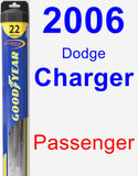Passenger Wiper Blade for 2006 Dodge Charger - Hybrid